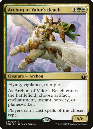 Archon of Valor's Reach [Battlebond] | Black Swamp Games