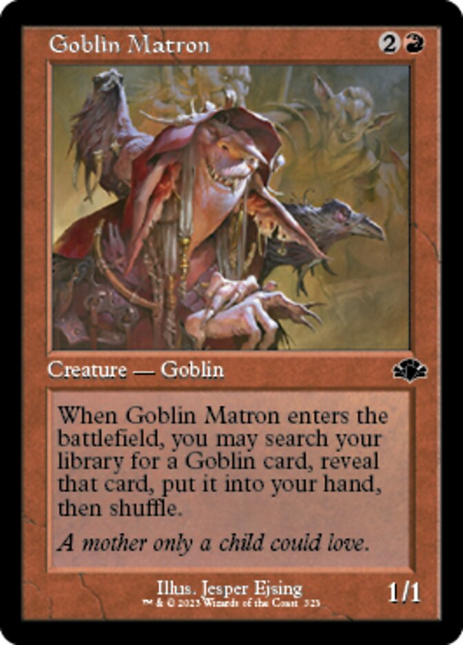 Goblin Matron (Retro) [Dominaria Remastered] | Black Swamp Games