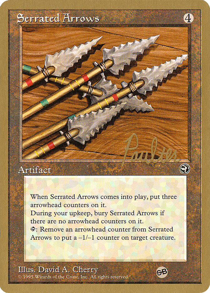 Serrated Arrows (Preston Poulter) (SB) [Pro Tour Collector Set] | Black Swamp Games