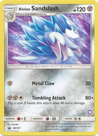 Alolan Sandslash (SM127) (Deck Exclusive #16) [Sun & Moon: Trainer Kit - Alolan Sandslash] | Black Swamp Games