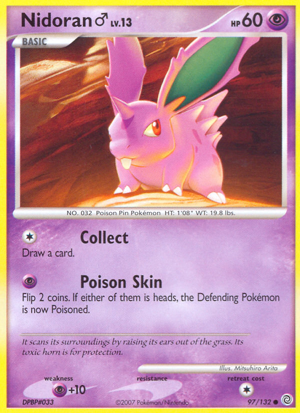 Nidoran (97/132) (Male) [Diamond & Pearl: Secret Wonders] | Black Swamp Games