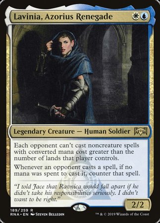 Lavinia, Azorius Renegade [Ravnica Allegiance] | Black Swamp Games