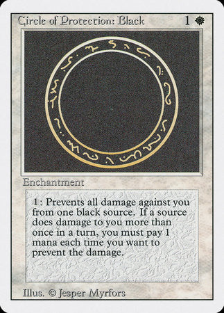 Circle of Protection: Black [Revised Edition] | Black Swamp Games