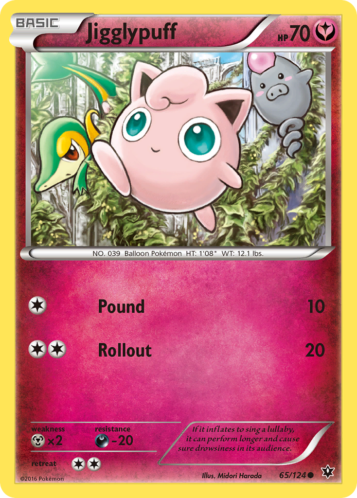 Jigglypuff (65/124) [XY: Fates Collide] | Black Swamp Games