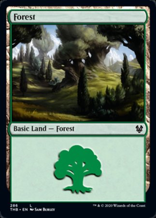 Forest (286) [Theros Beyond Death] | Black Swamp Games