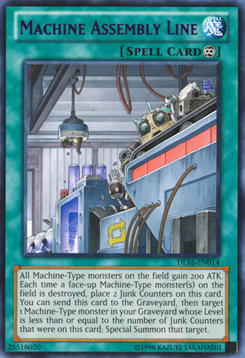 Machine Assembly Line (Purple) [DL16-EN014] Rare | Black Swamp Games