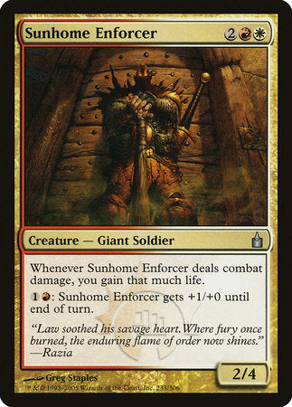 Sunhome Enforcer [Ravnica: City of Guilds] | Black Swamp Games