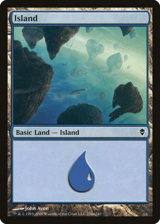 Island (234a) [Zendikar] | Black Swamp Games