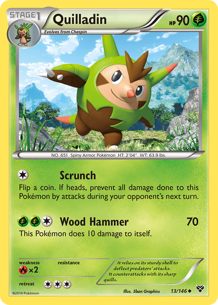 Quilladin (13/146) [XY: Base Set] | Black Swamp Games