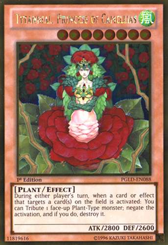 Tytannial, Princess of Camellias [PGLD-EN088] Gold Rare | Black Swamp Games