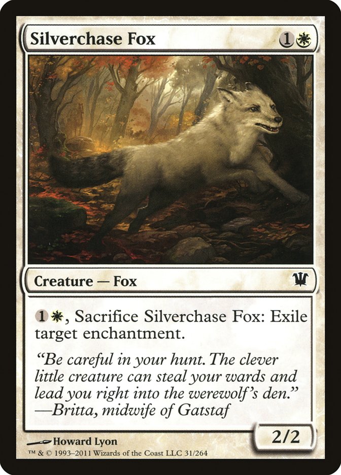 Silverchase Fox [Innistrad] | Black Swamp Games