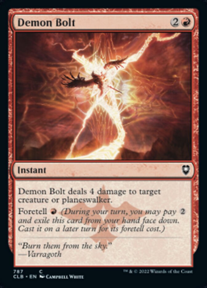 Demon Bolt [Commander Legends: Battle for Baldur's Gate] | Black Swamp Games