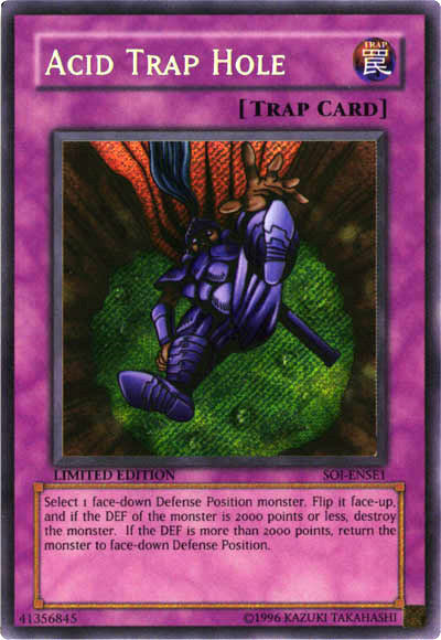 Acid Trap Hole [SOI-ENSE1] Secret Rare | Black Swamp Games