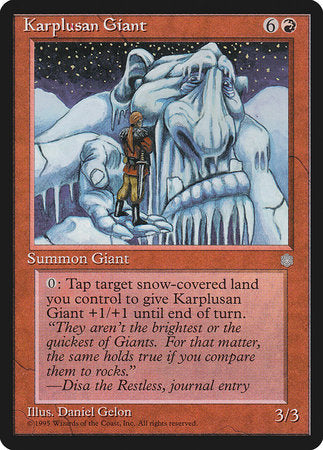 Karplusan Giant [Ice Age] | Black Swamp Games