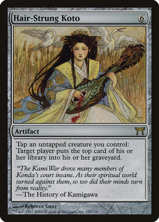 Hair-Strung Koto [Champions of Kamigawa] | Black Swamp Games