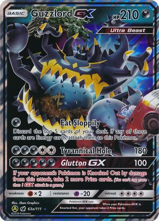 Guzzlord GX (63a/111) (Jumbo Card) [Sun & Moon: Crimson Invasion] | Black Swamp Games