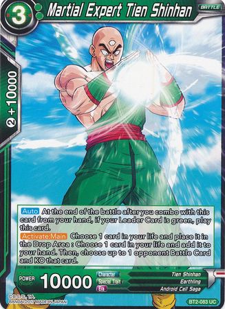 Martial Expert Tien Shinhan [BT2-083] | Black Swamp Games