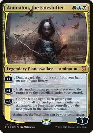 Aminatou, the Fateshifter (Commander 2018) [Commander 2018 Oversized] | Black Swamp Games