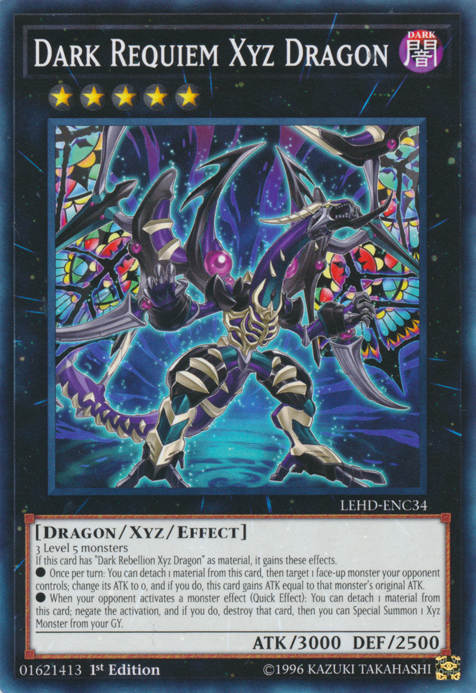 Dark Requiem Xyz Dragon [LEHD-ENC34] Common | Black Swamp Games