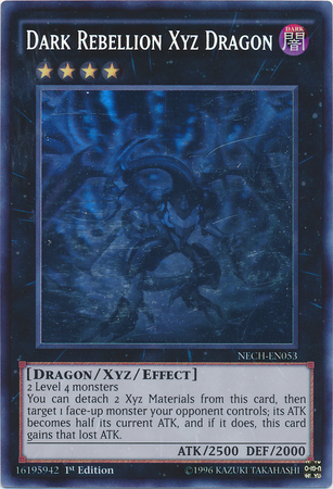 Dark Rebellion Xyz Dragon [NECH-EN053] Ghost Rare | Black Swamp Games