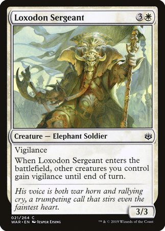 Loxodon Sergeant [War of the Spark] | Black Swamp Games