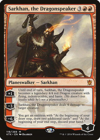 Sarkhan, the Dragonspeaker [Khans of Tarkir] | Black Swamp Games