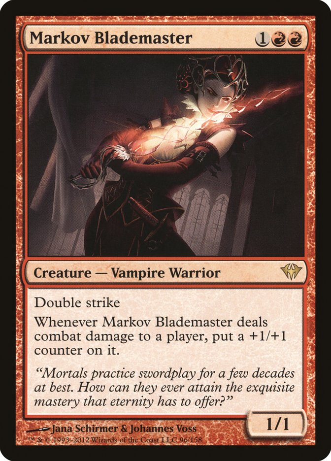 Markov Blademaster [Dark Ascension] | Black Swamp Games