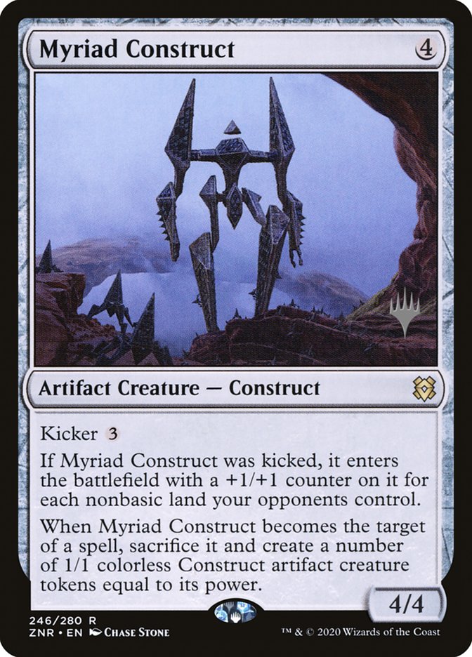 Myriad Construct (Promo Pack) [Zendikar Rising Promos] | Black Swamp Games