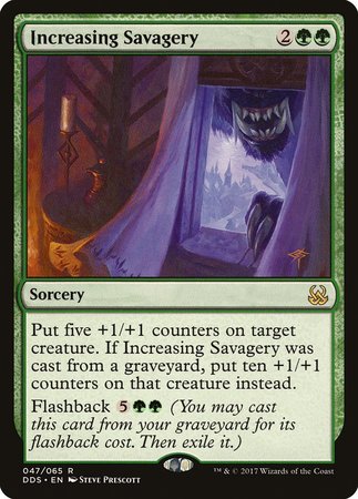 Increasing Savagery [Duel Decks: Mind vs. Might] | Black Swamp Games