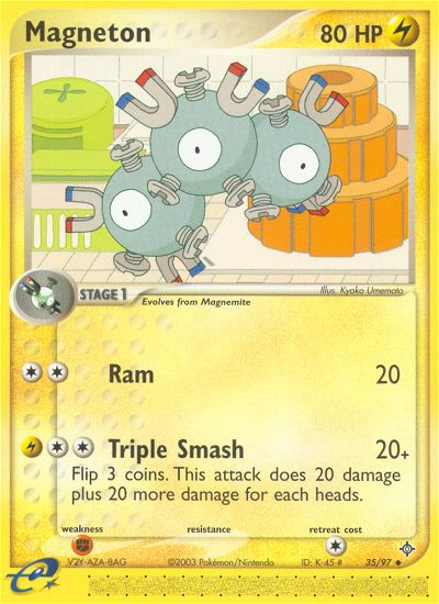 Magneton (35/97) [EX: Dragon] | Black Swamp Games