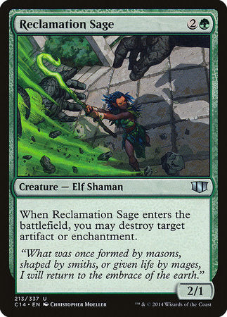 Reclamation Sage [Commander 2014] | Black Swamp Games