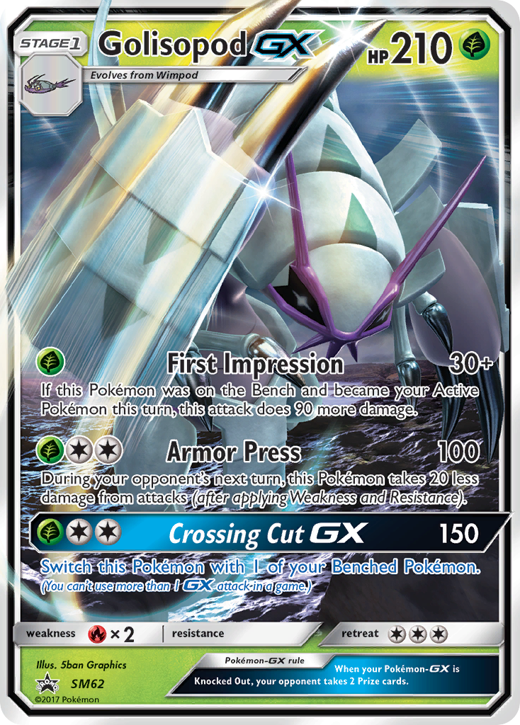 Golisopod GX (SM62) [Sun & Moon: Black Star Promos] | Black Swamp Games