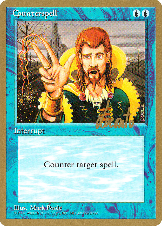 Counterspell (Michael Loconto) [Pro Tour Collector Set] | Black Swamp Games