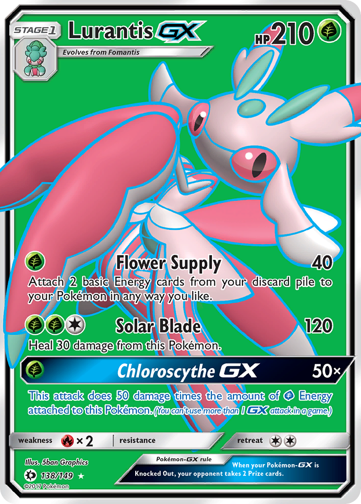 Lurantis GX (138/149) [Sun & Moon: Base Set] | Black Swamp Games