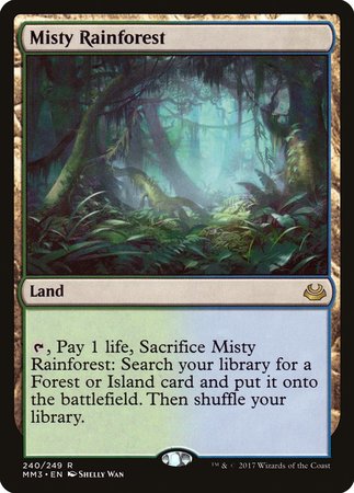 Misty Rainforest [Modern Masters 2017] | Black Swamp Games