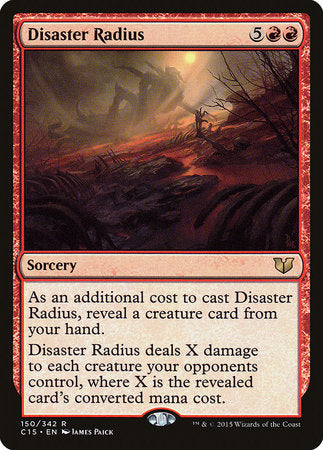 Disaster Radius [Commander 2015] | Black Swamp Games