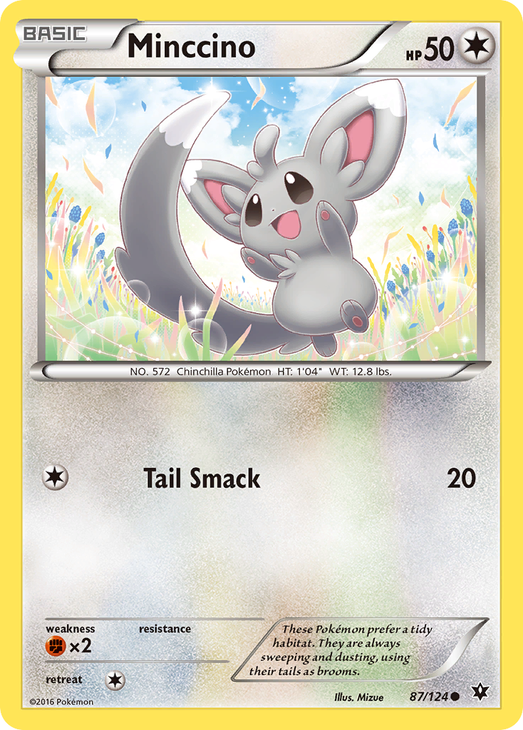 Minccino (87/124) [XY: Fates Collide] | Black Swamp Games