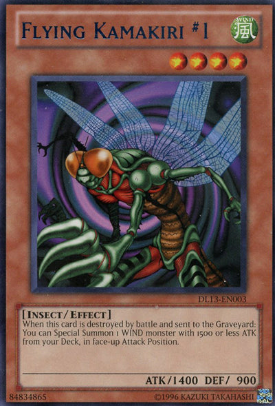 Flying Kamakiri 1 (Blue) [DL13-EN003] Rare | Black Swamp Games