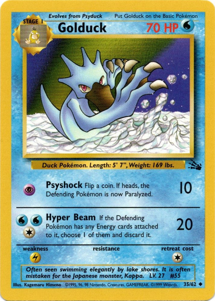 Golduck (35/62) [Fossil Unlimited] | Black Swamp Games