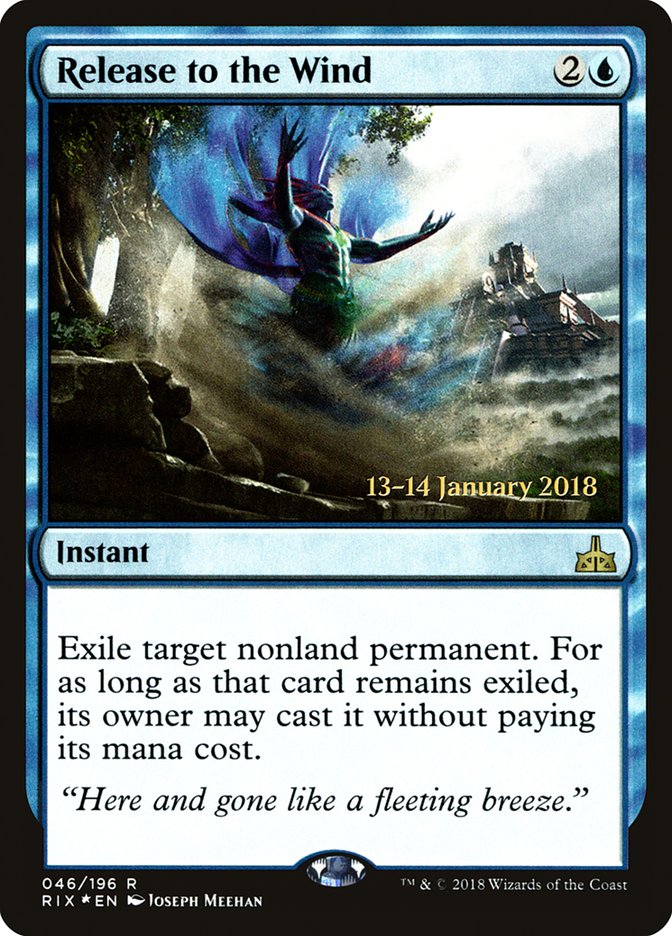 Release to the Wind [Rivals of Ixalan Prerelease Promos] | Black Swamp Games
