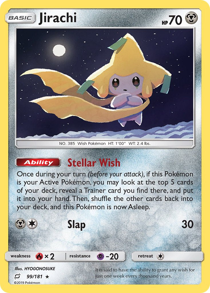 Jirachi (99/181) (Theme Deck Exclusive) [Sun & Moon: Team Up] | Black Swamp Games