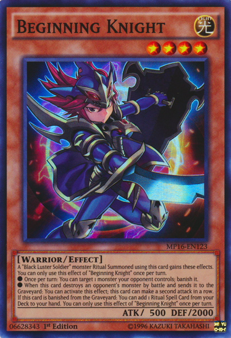 Beginning Knight [MP16-EN123] Super Rare | Black Swamp Games