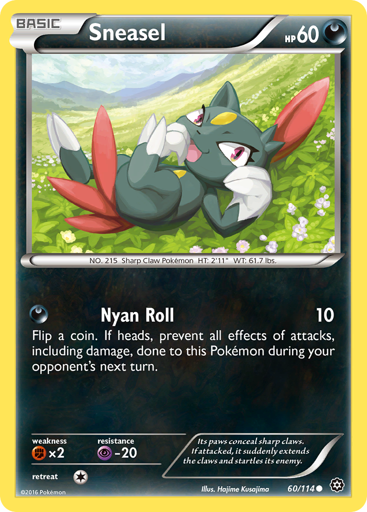 Sneasel (60/114) [XY: Steam Siege] | Black Swamp Games