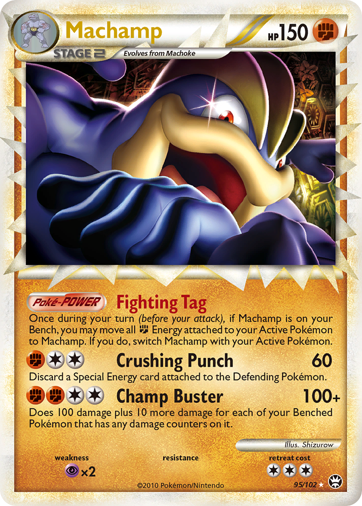 Machamp (95/102) [HeartGold & SoulSilver: Triumphant] | Black Swamp Games