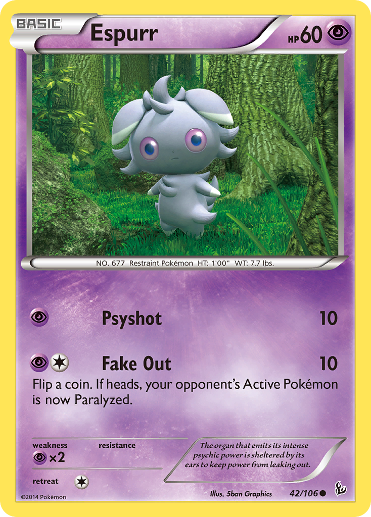 Espurr (42/106) [XY: Flashfire] | Black Swamp Games