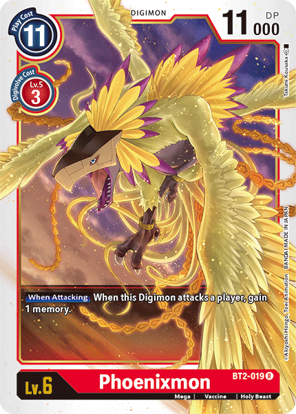 Phoenixmon [BT2-019] [Release Special Booster Ver.1.5] | Black Swamp Games