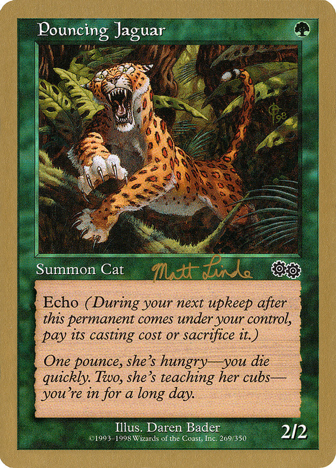 Pouncing Jaguar (Matt Linde) [World Championship Decks 1999] | Black Swamp Games