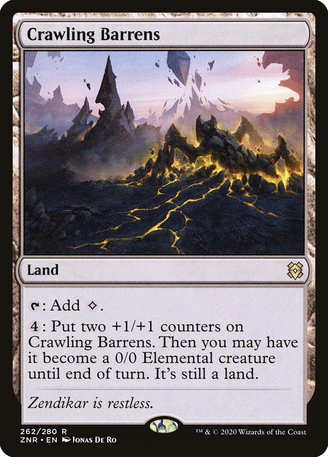 Crawling Barrens [Zendikar Rising] | Black Swamp Games