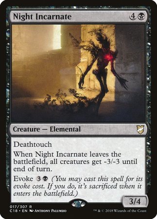 Night Incarnate [Commander 2018] | Black Swamp Games