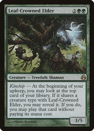 Leaf-Crowned Elder [Morningtide] | Black Swamp Games